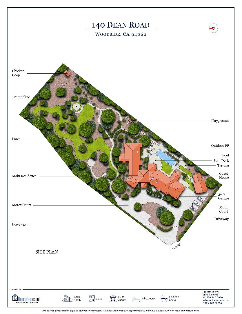 Detail Gallery Image 51 of 52 For 140 Dean Rd, Woodside,  CA 94062 - 6 Beds | 4/1 Baths