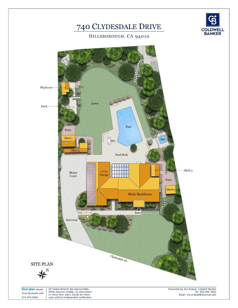 Detail Gallery Image 74 of 74 For 740 Clydesdale Dr, Hillsborough,  CA 94010 - 5 Beds | 3/1 Baths