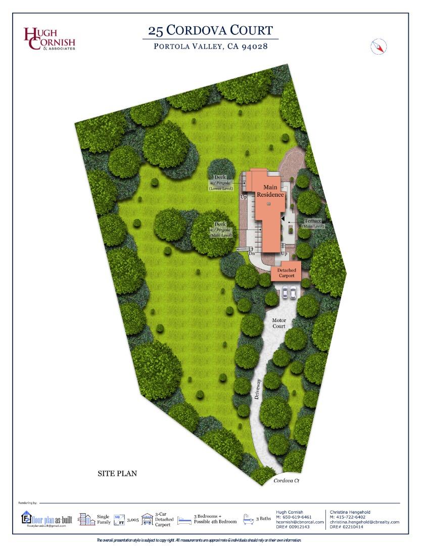 Detail Gallery Image 42 of 43 For 25 Cordova Ct, Portola Valley,  CA 94028 - 3 Beds | 3 Baths