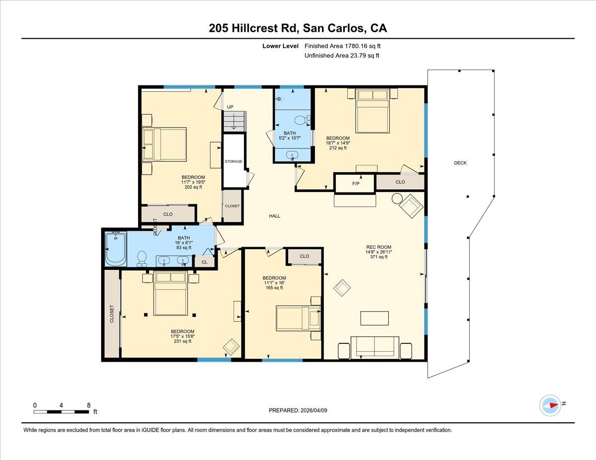 Detail Gallery Image 43 of 43 For 205 Hillcrest Rd, San Carlos,  CA 94070 - 5 Beds | 3 Baths