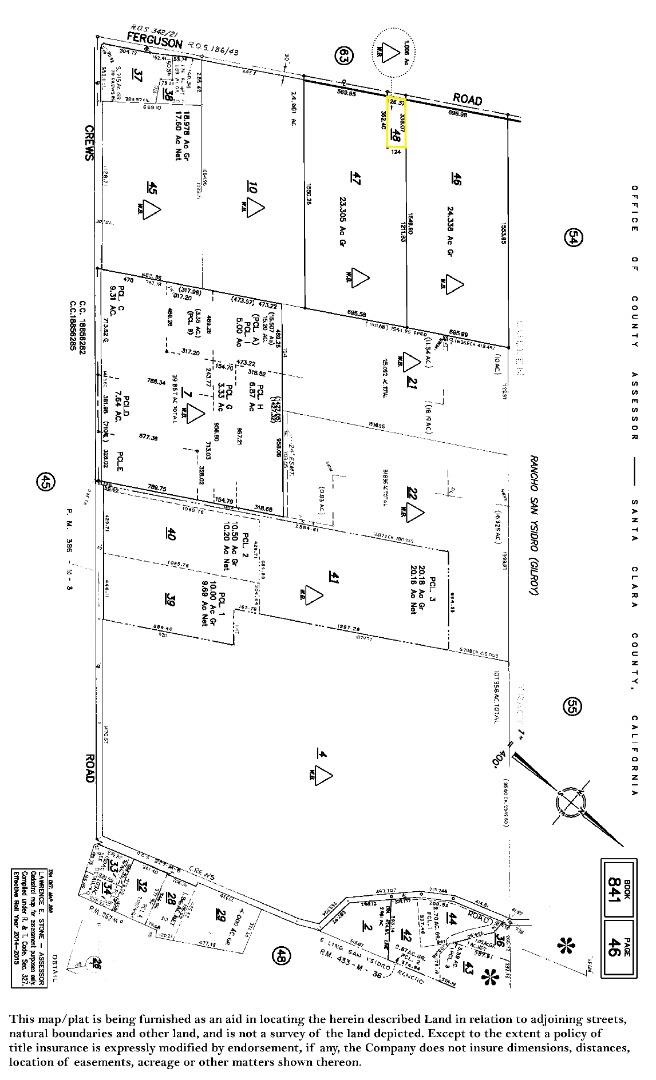 Detail Gallery Image 2 of 2 For 0 Ferguson Rd, Gilroy,  CA 95020 - – Beds | – Baths
