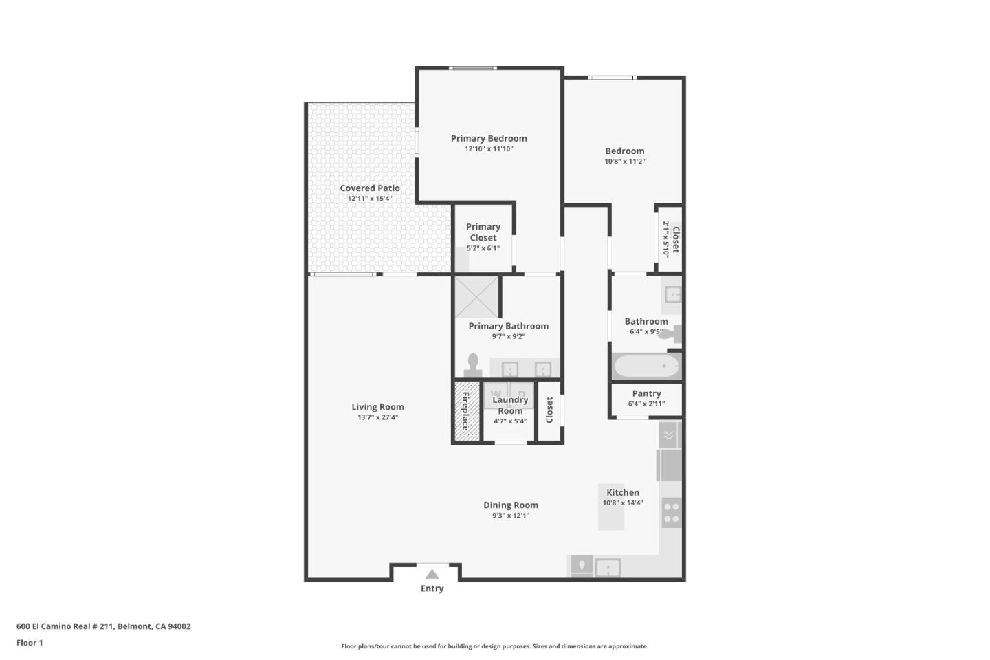 Detail Gallery Image 32 of 32 For 600 El Camino Real #211,  Belmont,  CA 94002 - 2 Beds | 2 Baths