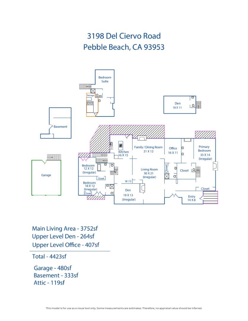 Detail Gallery Image 41 of 41 For 3198 Del Ciervo Rd, Pebble Beach,  CA 93953 - 4 Beds | 5/1 Baths