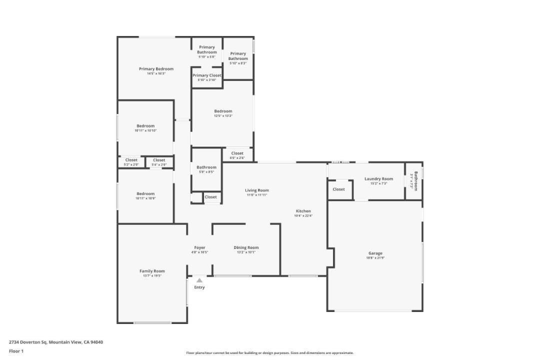 Detail Gallery Image 47 of 53 For 2734 Doverton Sq, Mountain View,  CA 94040 - 4 Beds | 2/1 Baths