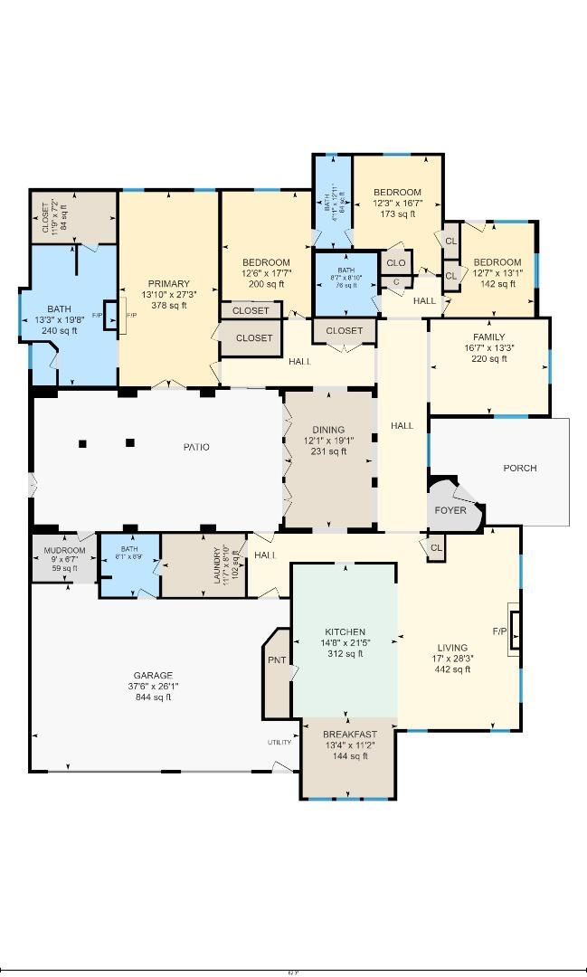 Detail Gallery Image 4 of 67 For 5317 Mesa Dr, Oakdale,  CA 95361 - 5 Beds | 4 Baths