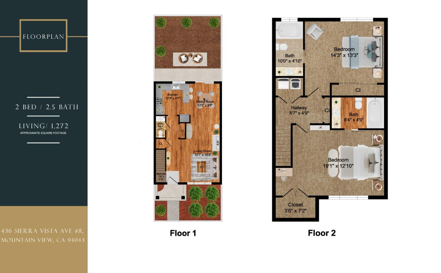 Detail Gallery Image 38 of 43 For 436 Sierra Vista Ave #8,  Mountain View,  CA 94043 - 2 Beds | 2/1 Baths