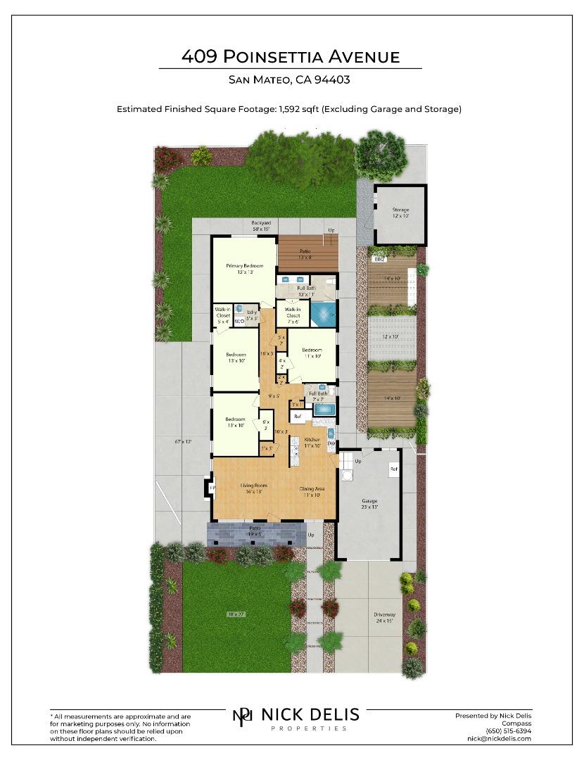 Detail Gallery Image 48 of 48 For 409 Poinsettia Ave, San Mateo,  CA 94403 - 4 Beds | 2 Baths