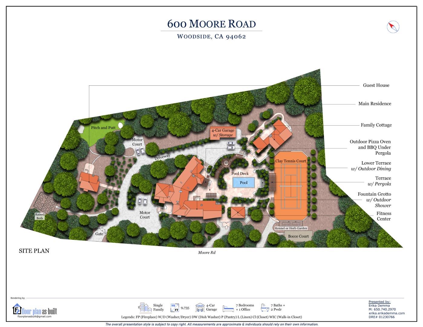 Detail Gallery Image 63 of 65 For 600 Moore Rd, Woodside,  CA 94062 - 4 Beds | 4/1 Baths