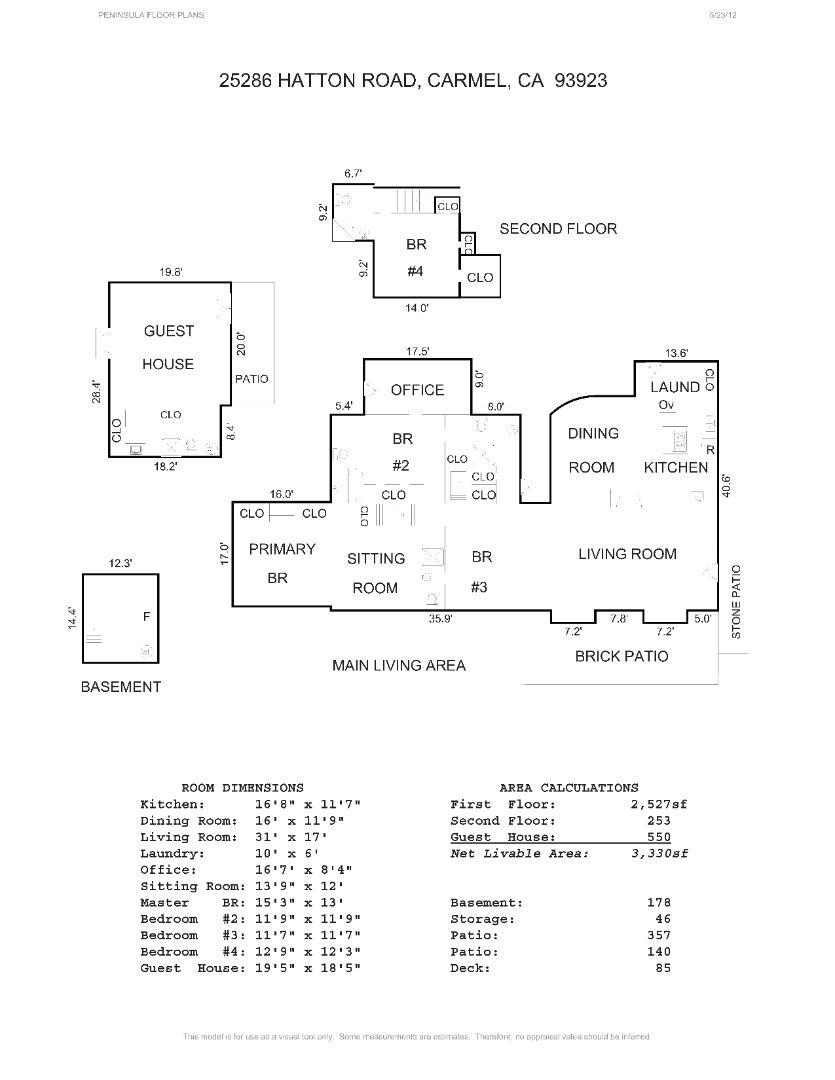 Detail Gallery Image 34 of 34 For 25286 Hatton Rd, Carmel,  CA 93923 - 5 Beds | 5 Baths