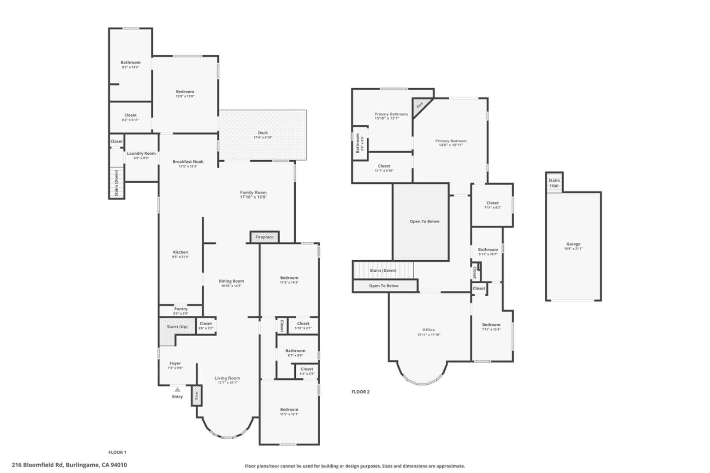 Detail Gallery Image 44 of 44 For 216 Bloomfield Rd, Burlingame,  CA 94010 - 5 Beds | 4 Baths