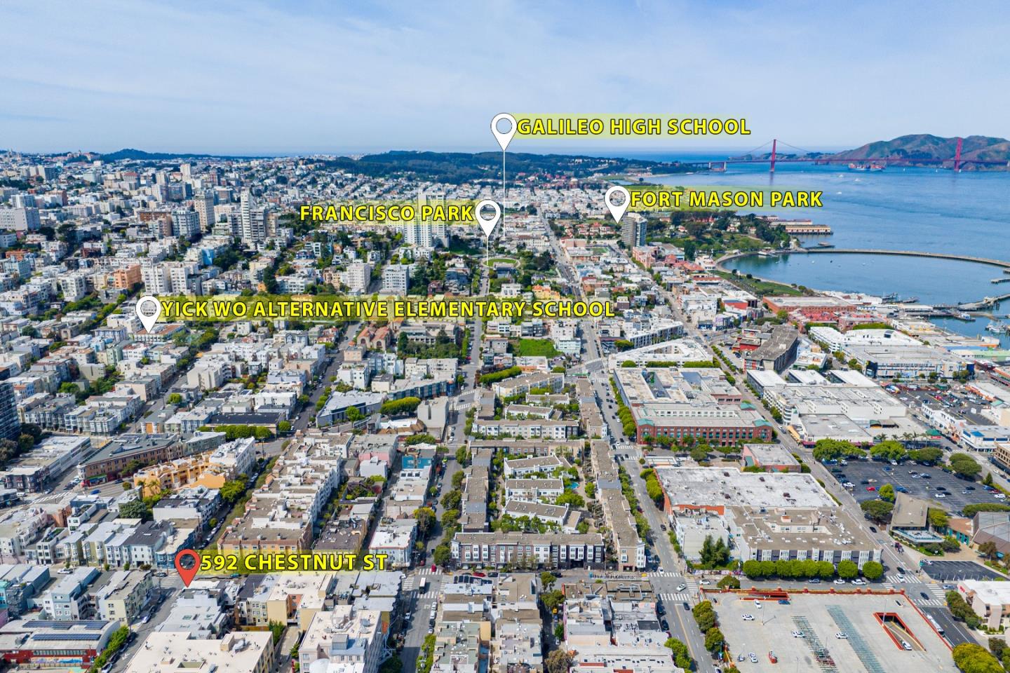 Detail Gallery Image 36 of 46 For 592 Chestnut St, San Francisco,  CA 94133 - 3 Beds | 3 Baths