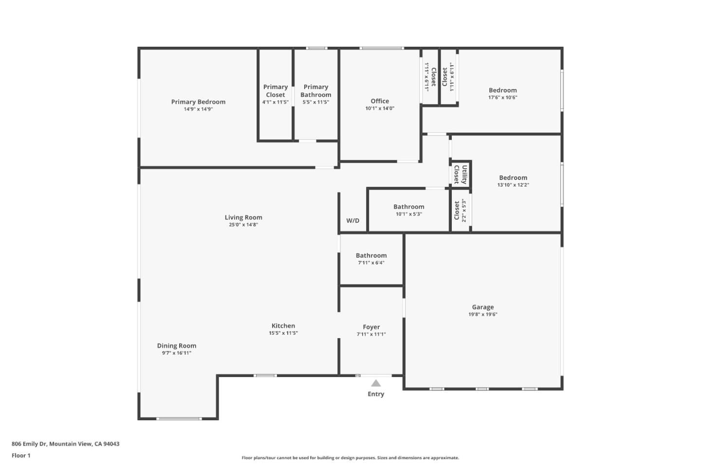 Detail Gallery Image 54 of 54 For 806 Emily Dr, Mountain View,  CA 94043 - 4 Beds | 2/1 Baths