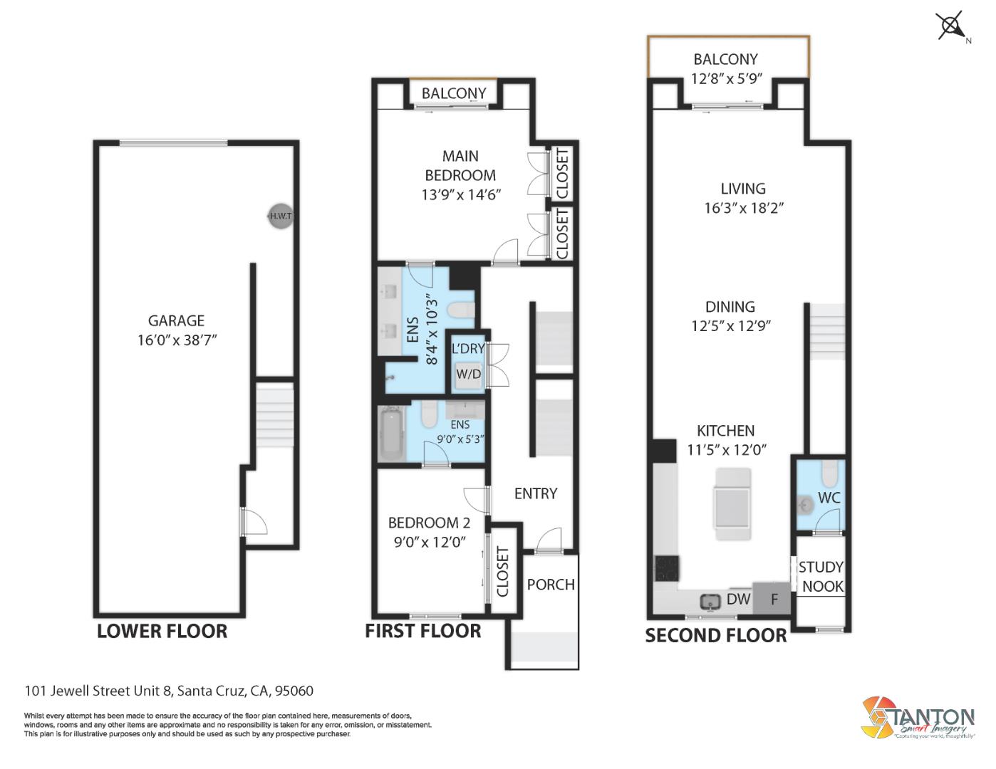 Detail Gallery Image 42 of 42 For 101 Jewell St #8,  Santa Cruz,  CA 95060 - 2 Beds | 2/1 Baths