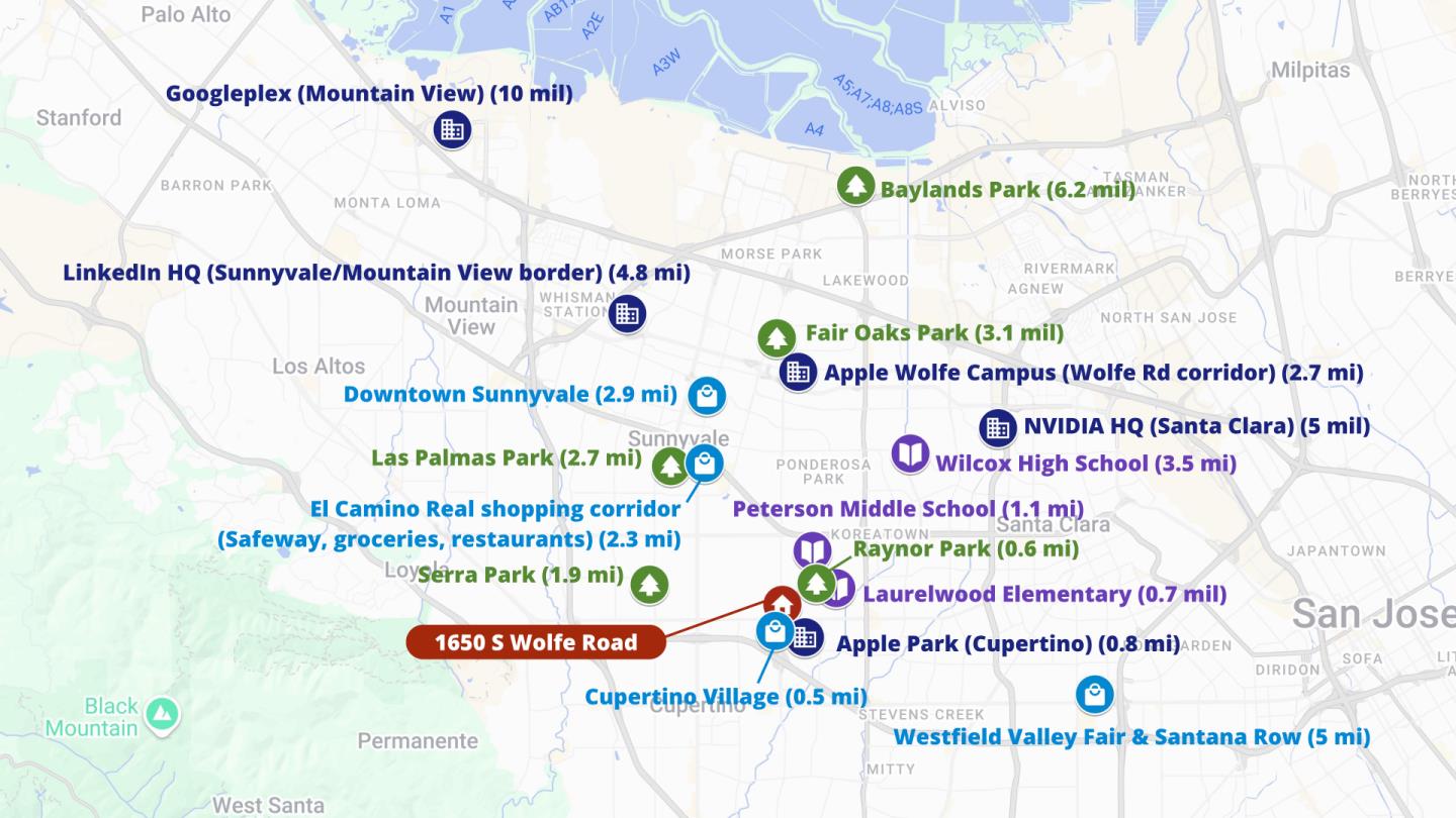 Detail Gallery Image 42 of 42 For 1650 S Wolfe Rd, Sunnyvale,  CA 94087 - 3 Beds | 2 Baths