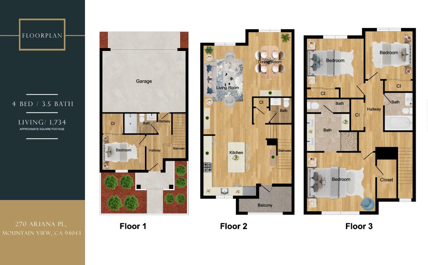 Detail Gallery Image 50 of 50 For 270 Ariana Pl, Mountain View,  CA 94043 - 4 Beds | 3/1 Baths