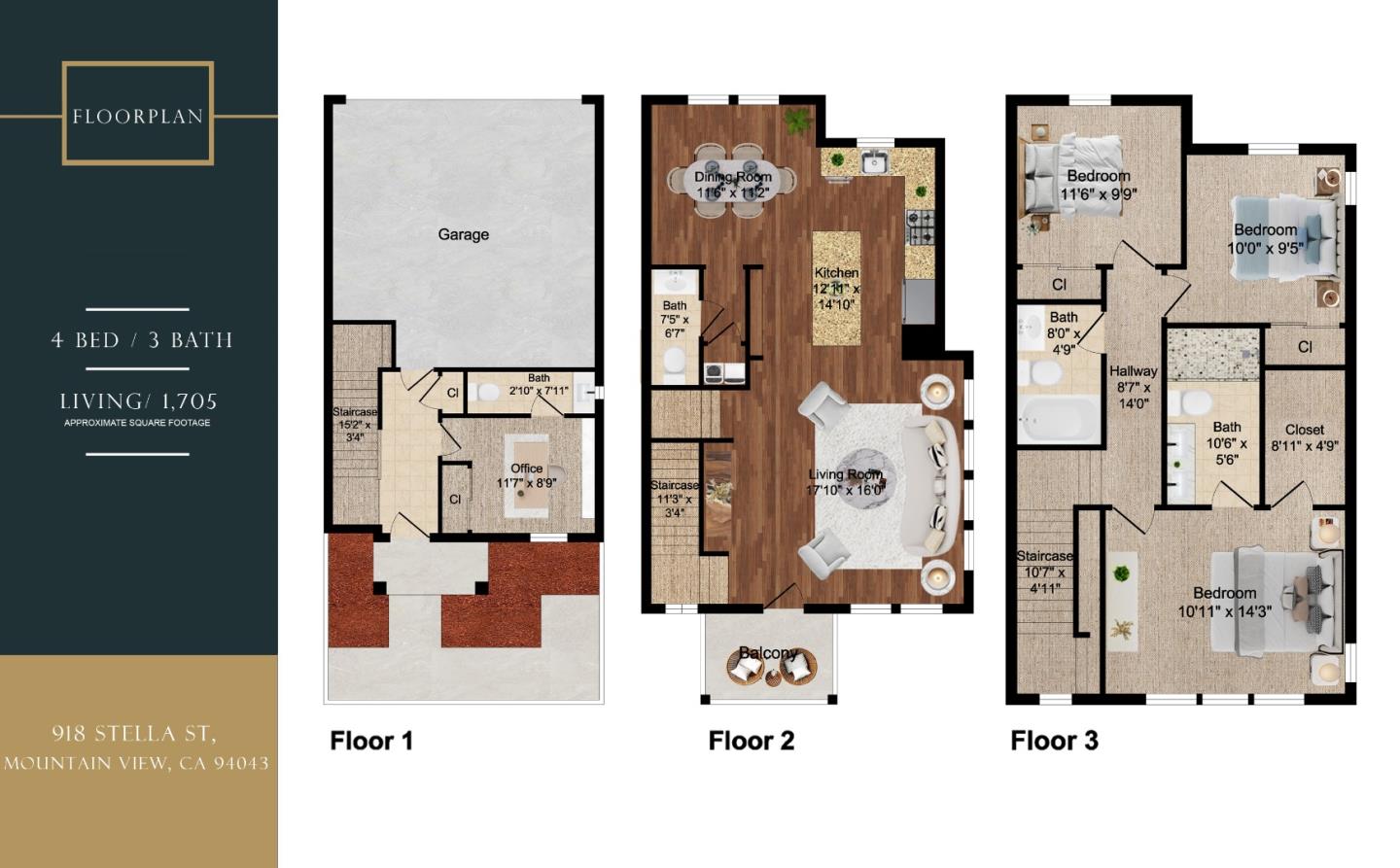 Detail Gallery Image 69 of 98 For 1918 Stella St, Mountain View,  CA 94043 - 4 Beds | 2/2 Baths