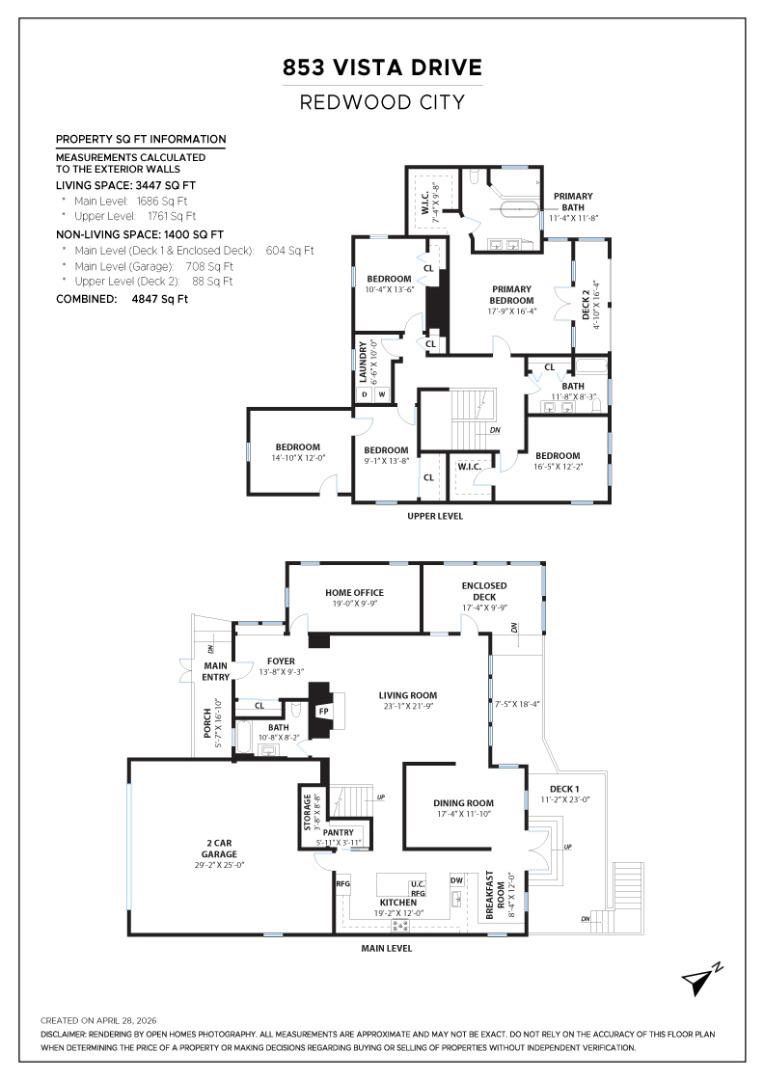 853 Vista Drive, Redwood City, CA, 94062