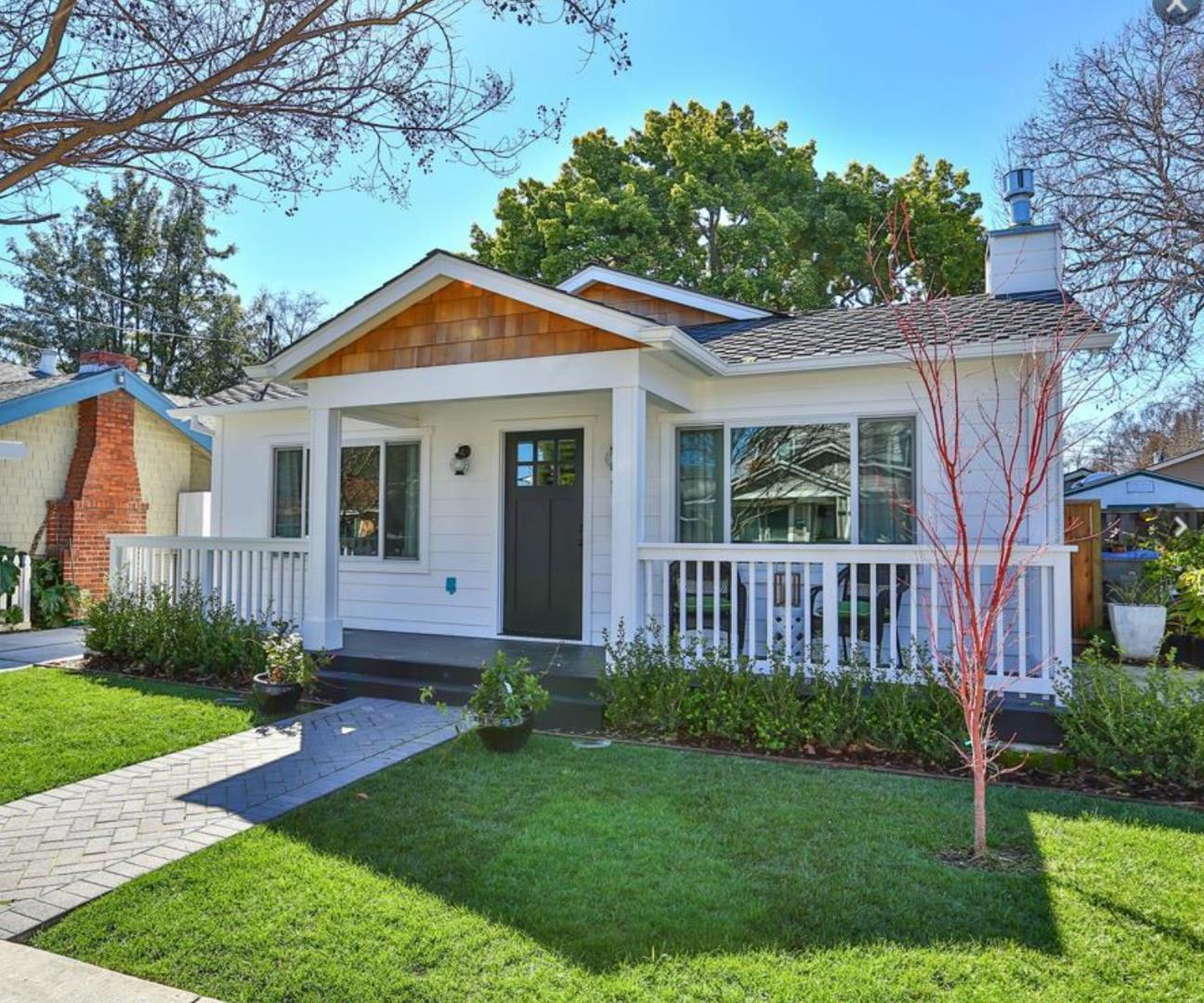 Darling remodeled (2017 w/permits) home in SJ's Newhall neighborhood. Light and bright kitchen with marble counter tops, white shaker cabinets,gas range and stainless appliances. High quality gas sealed fireplace in the living room.Double paned windows & Central AC. Oversized,finished garage. Indoor washer & dryer.Walking distance to Santa Clara University. Great communte location to major tech campuses.