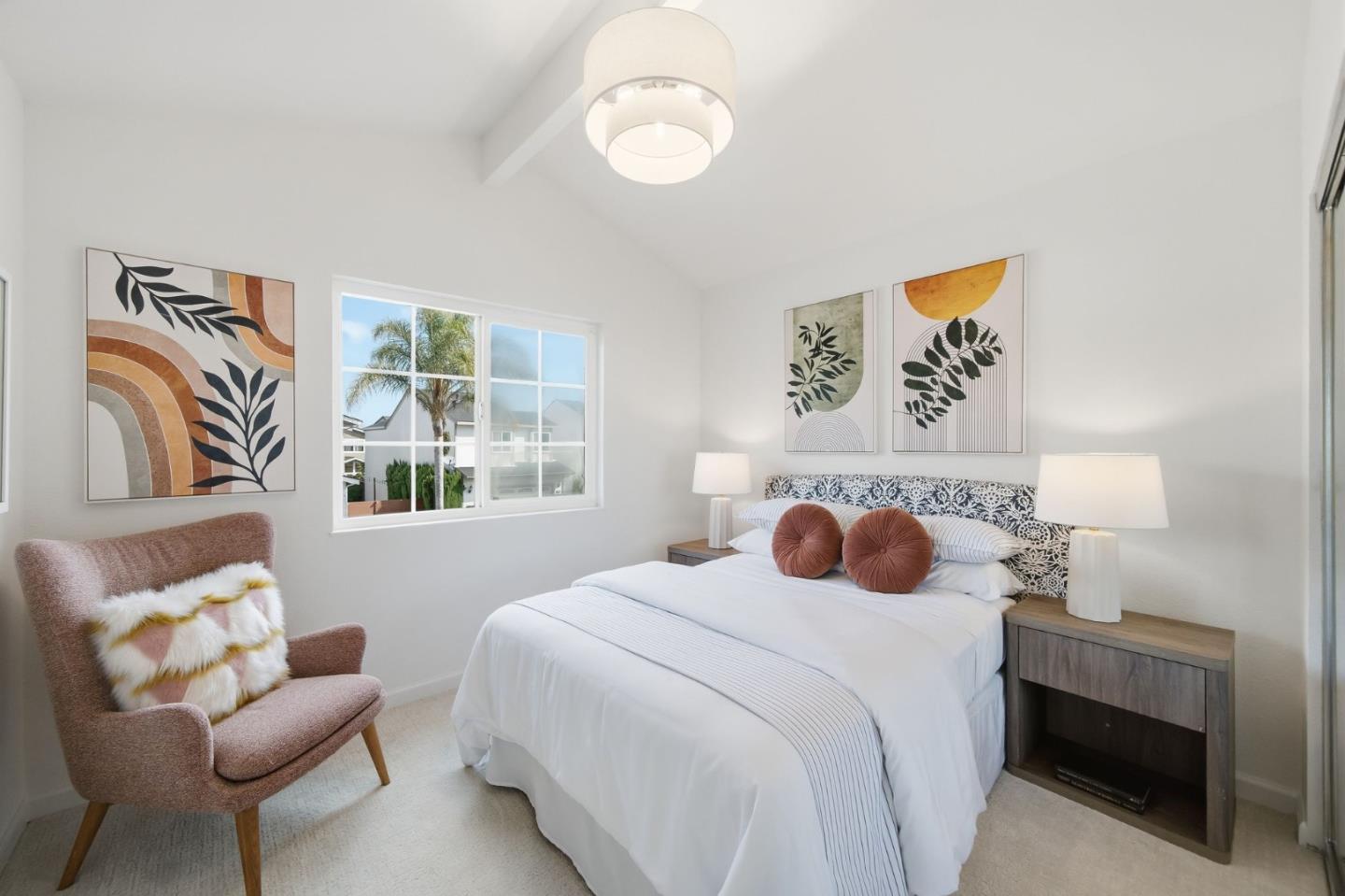 Beautifully updated 3 bedroom, 2.5 bathroom home in Fremont's desirable Ardenwood Neighborhood with top-rated F.U.S.D. Schools (buyer to verify eligibility). Open concept layout makes for easy living and entertaining with double height living room that opens to the spacious backyard with patio for al-fresco relaxation and grass area for play. All three bedrooms upstairs feature vaulted ceilings with a generous hall bath. Primary bedroom features walk-in closet and en-suite bath with double sink vanity and w/c. Additional comforts include double-pane windows throughout, attached 2-car garage and half bath on the main level. Just a few blocks to Forest Park Elementary and Frank Fisher park with nearby Safeway and Sprouts and convenient access to the Dumbarton bridge for easy commuting to Silicon Valley. This is a must see!